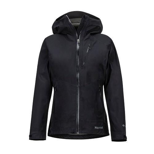 Marmot Rain Jacket Black NZ - Knife Edge Jackets Womens NZ863542